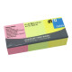 Global Distribution - Pack de 12 Blocs - Notes adhésives - 80 feuilles - 50 x 40 mm - couleurs assorties