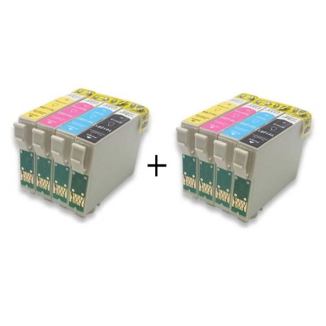 Pack 8 cartouches compatibles EPSON T1285
