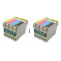 Pack 8 cartouches compatibles EPSON - T1285