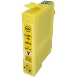 Cartouche jaune compatible EPSON T1804 / T1814  - 18XL
