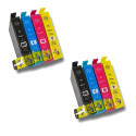 Pack 8 cartouches compatibles EPSON T1816 / T1806  - 18XL